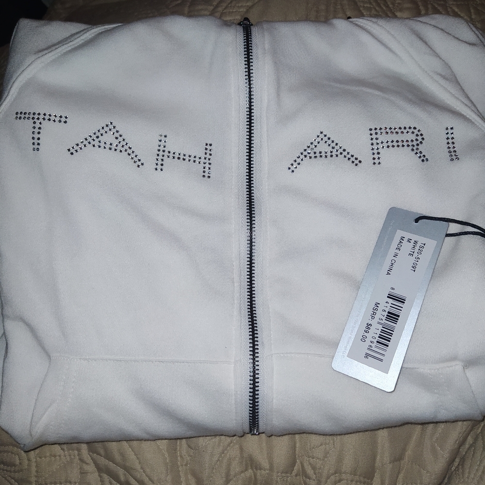 White tahini sweat shirt